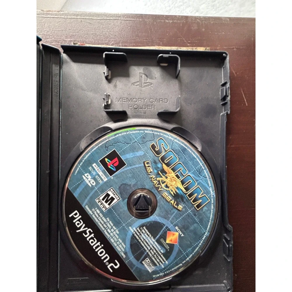 SOCOM US Navy Seals Sony PlayStation 2 PS2 Game with manual-Tested